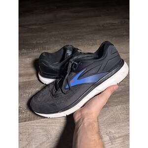 Brooks Dyad 11 Mens Size 14 Black Blue Athletic Running Shoes 1103231D064